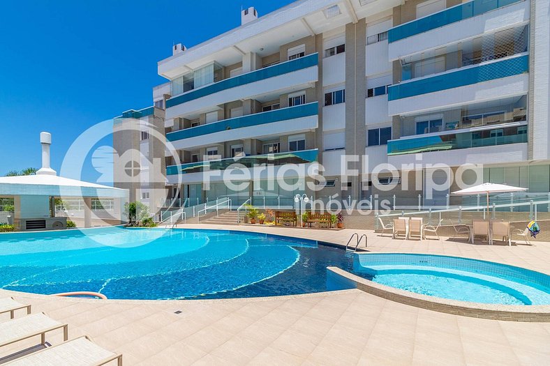 Apartamento 2 Quartos com Vista para Piscina - Pamplona Beac