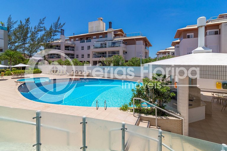 Apartamento 2 Quartos com Vista para Piscina - Pamplona Beac