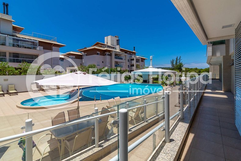 Apartamento 2 Quartos com Vista para Piscina - Pamplona Beac