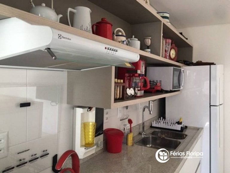 Apartamento 3 dormitórios Condomínio frente mar Novo Campech