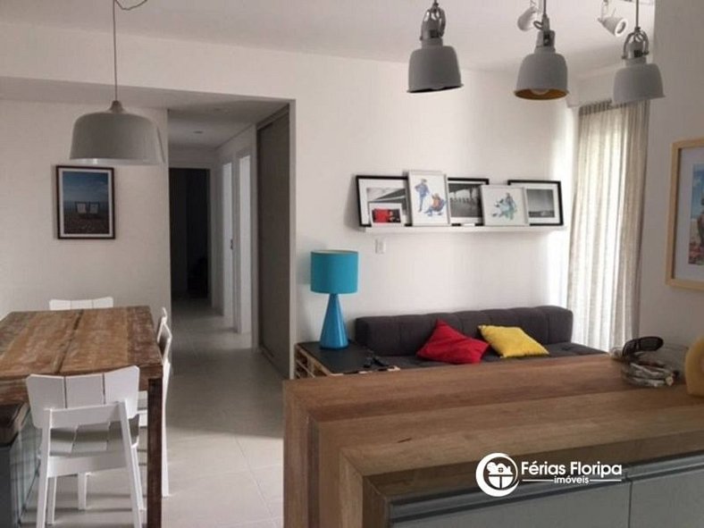 Apartamento 3 dormitórios Condomínio frente mar Novo Campech