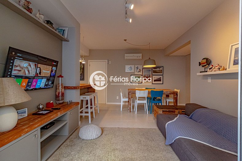 Apartamento 3 dormitórios no DBeach Condomínio frente mar No